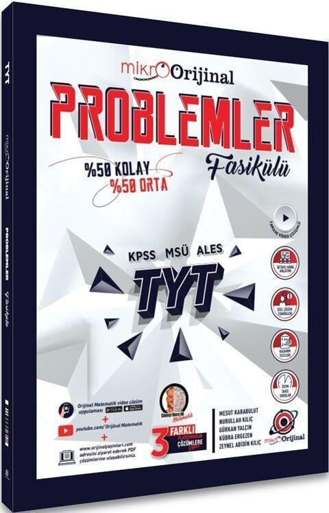 TYT Mikro Orijinal Problemler Fasikülü Soru Bankası