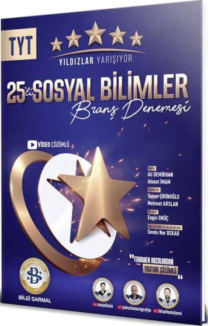 TYT Sosyal Bilimler 25 li Branş Denemesi Yıldızlar Yarışıyor 