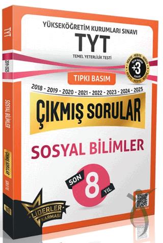 TYT Sosyal Bilimler Son 7 Yıl Çıkmış Sorular +3 ÖSYM Benzer Deneme Hediyeli (2018-2025)