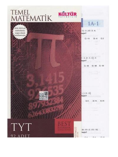 TYT Temel Matematik BEST Çalışma Testi Kültür Yayıncılık