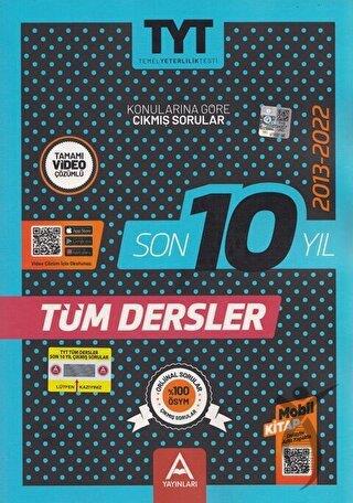 TYT Tüm Dersler Son 10 Yıl Çıkmış Sorular
