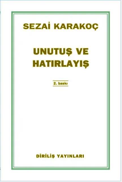 Unutuş ve Hatırlayış