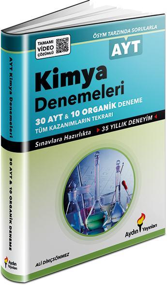 YKS AYT Kimya 30 AYT + 10 Organik Kimya Deneme Video Çözümlü