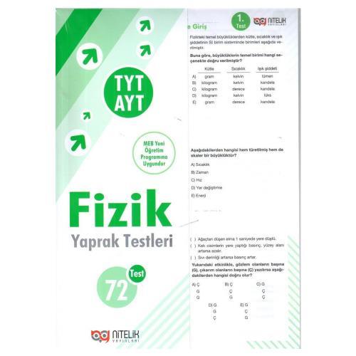 YKS-TYT-AYT Fizik Yaprak Test