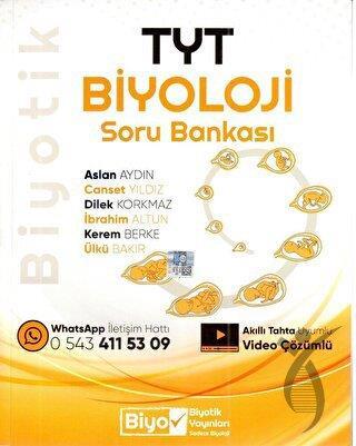 YKS TYT Biyoloji Soru Bankası Video Çözümlü