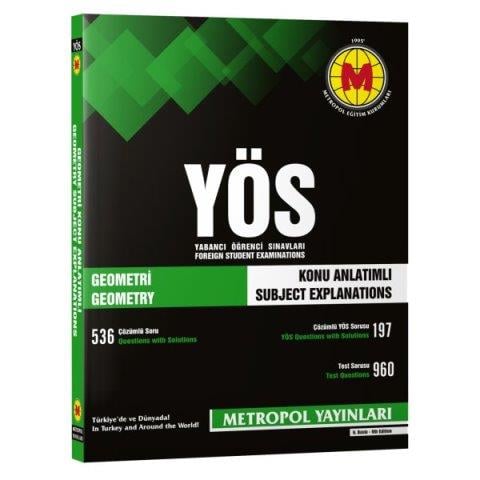 YÖS Geometri Konu Anlatımlı - Örnek Çözümlü