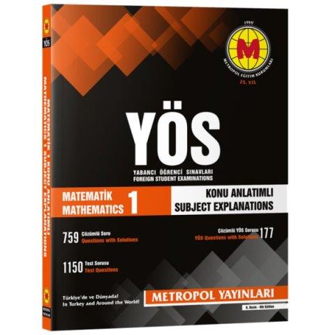 YÖS Matematik 1 Konu Anlatımlı - Örnek Çözümlü
