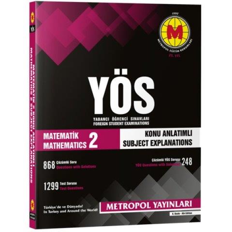 YÖS Matematik 2 Konu Açıklamalı - Örnek Çözümlü