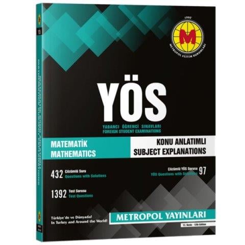 YÖS Matematik Tüm Konular Konu Açıklamalı - Örnek Çözümlü