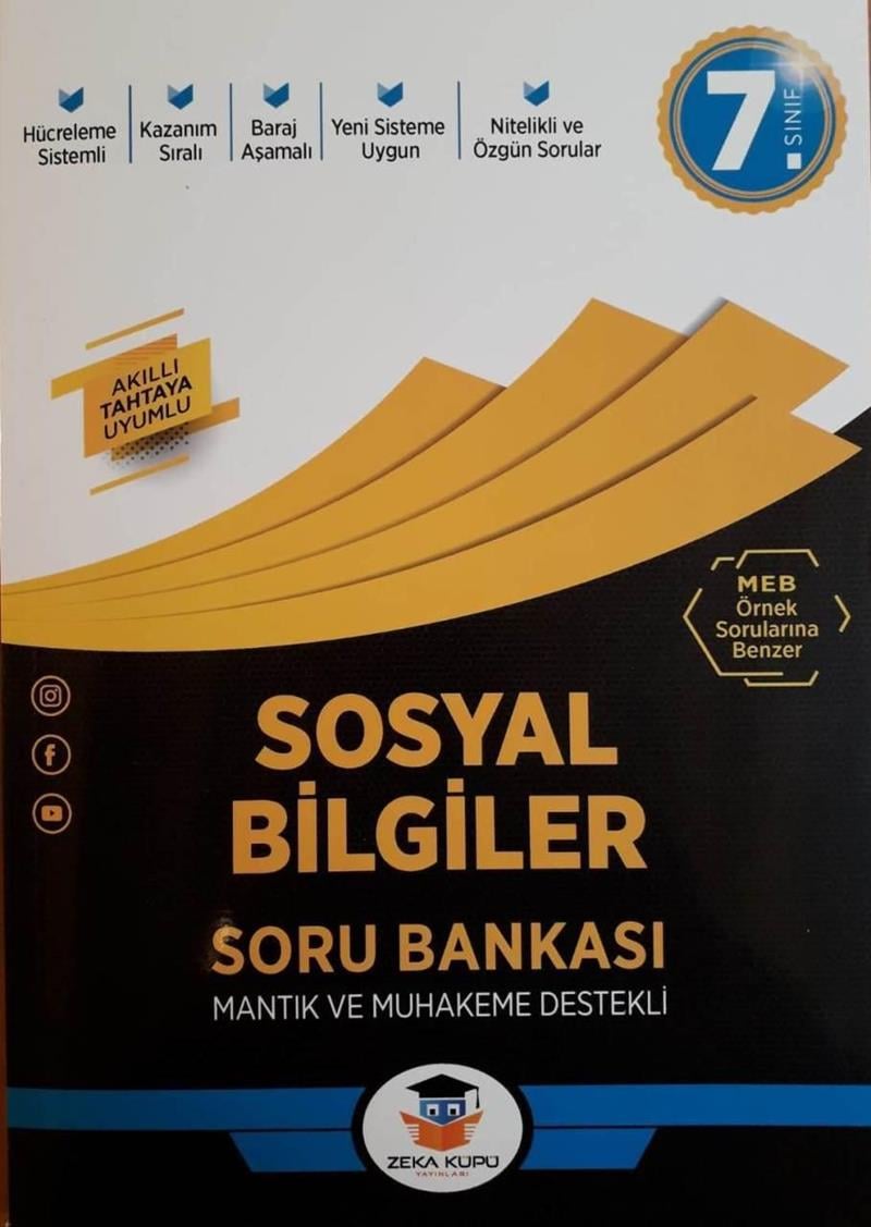 Zeka Küpü 7.Sınıf Sosyal Bilgiler Soru Bankası