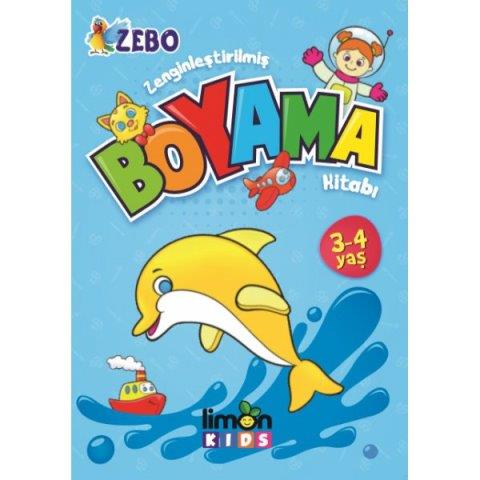 Zenginleştirilmiş Boyama Kitabı 3 - 4 Yaş