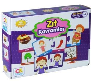 Zıt Kavramlar Okul Öncesi Eğitici-Öğretici Oyun Seti (+3 Yaş)