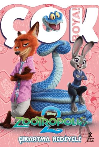 Zootropolis 2: Çok Boya! - Çıkartmalı Dev Boyama Kitabı
