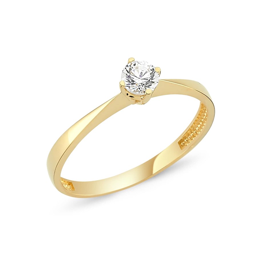 Altın Tek Taş Yüzük