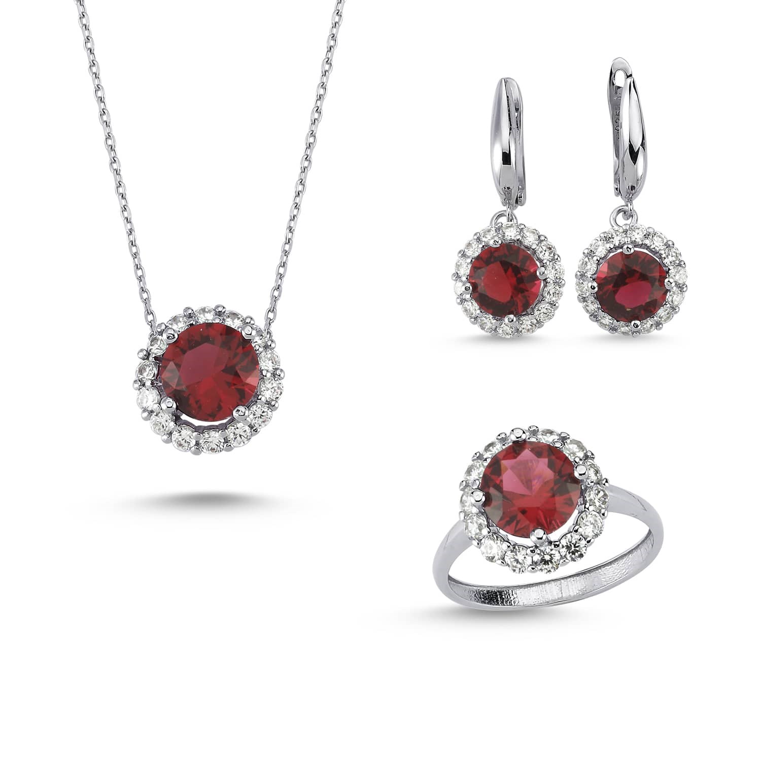 Gümüş Anturaj Üçlü Set