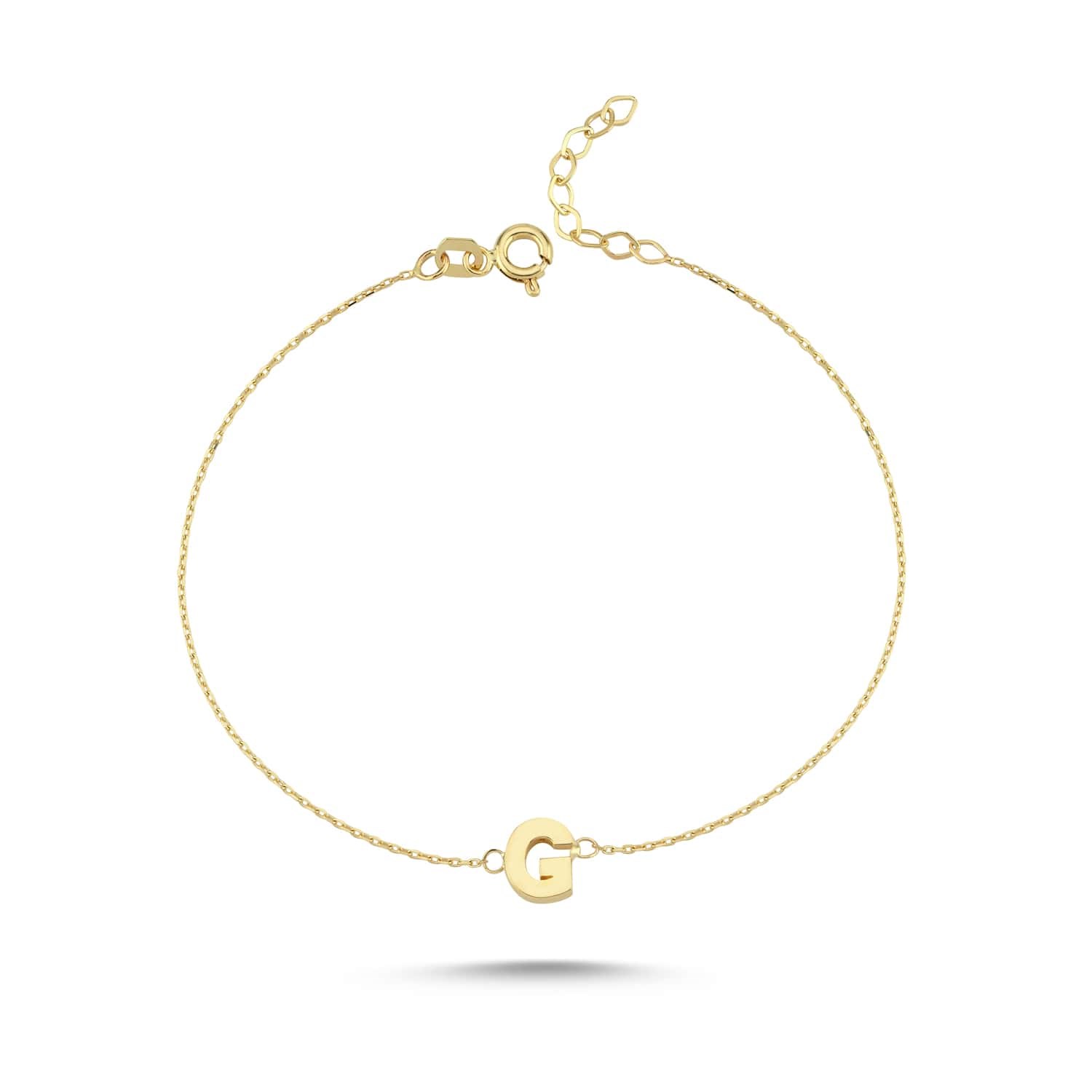 Altın G Harfi Bileklik
