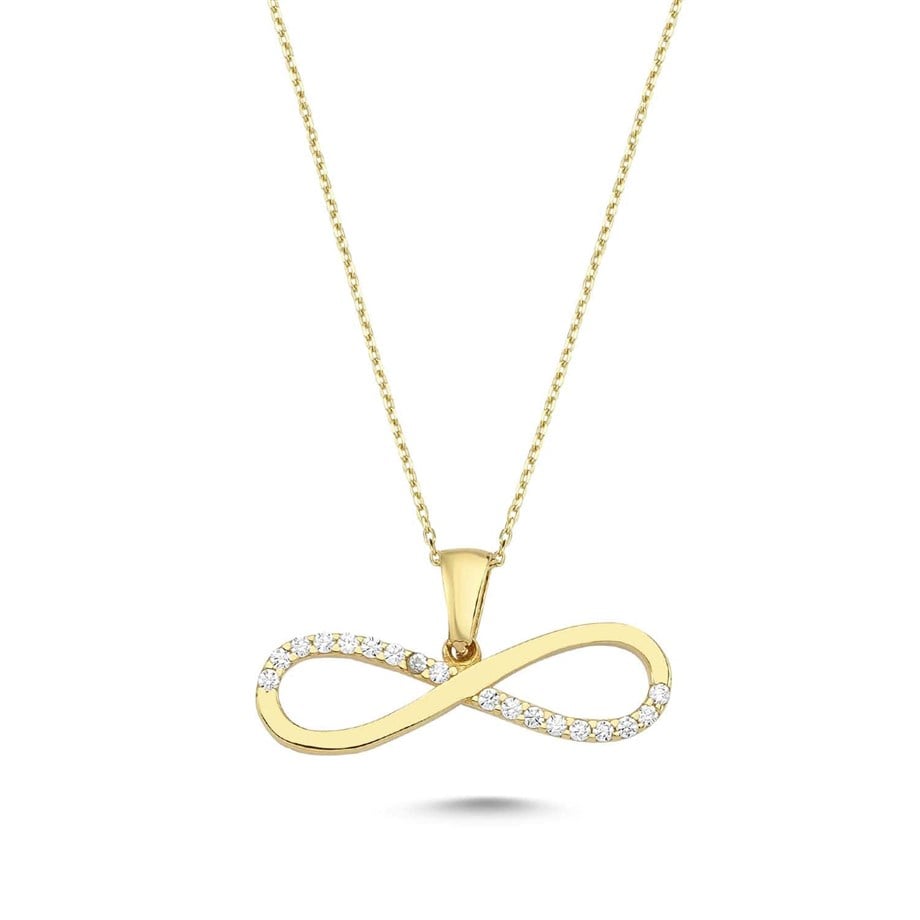 Altın Sonsuzluk Kolyesi