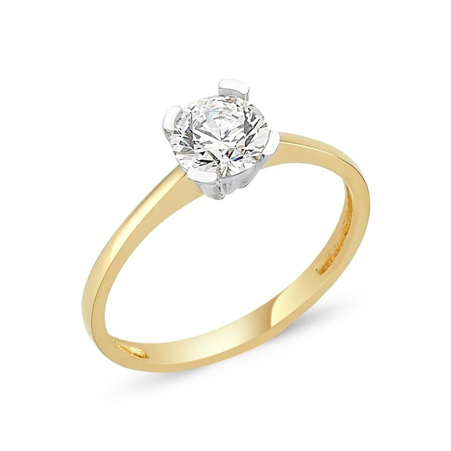 Altın Tek Taş Yüzük