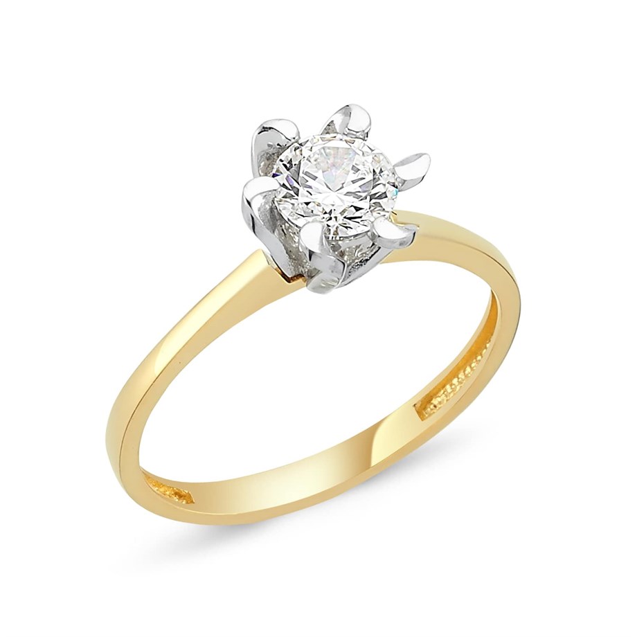 Altın Tek Taş Yüzük