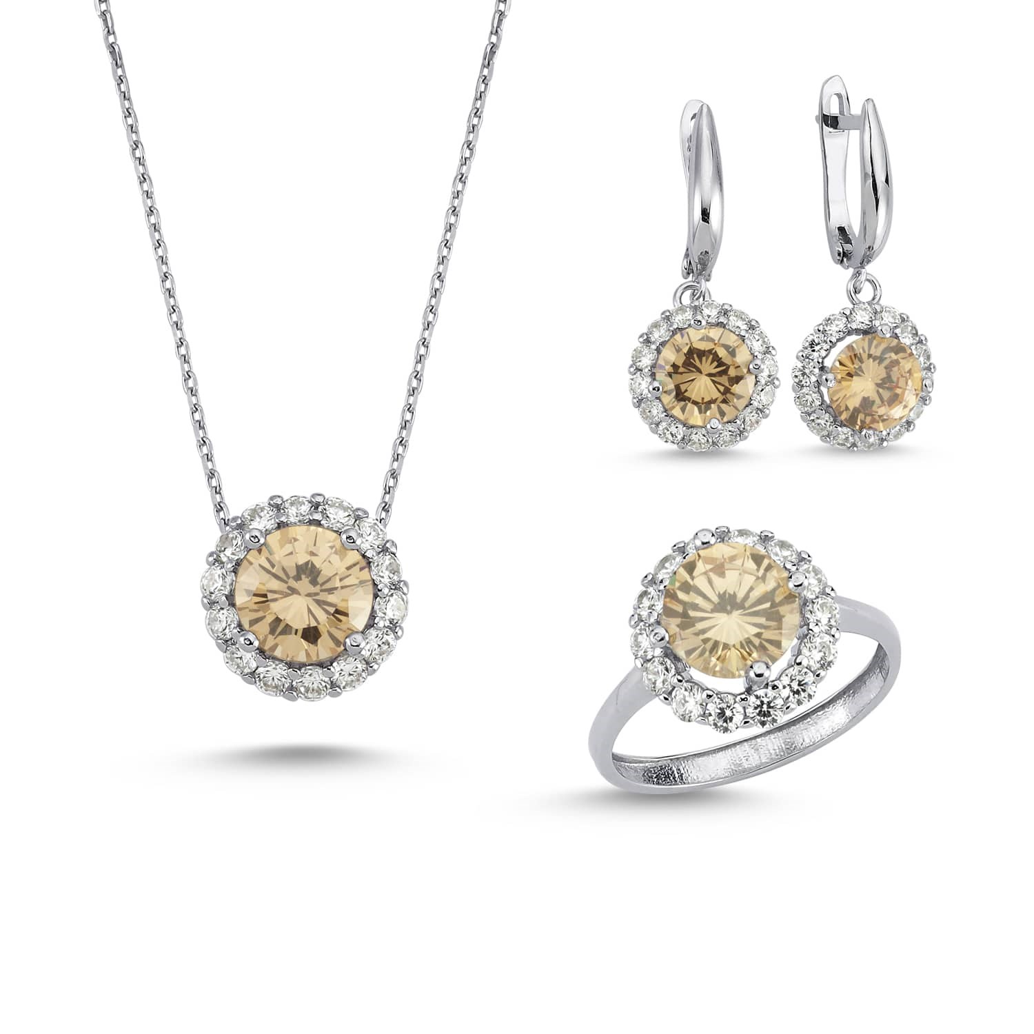 Gümüş Anturaj Üçlü Set