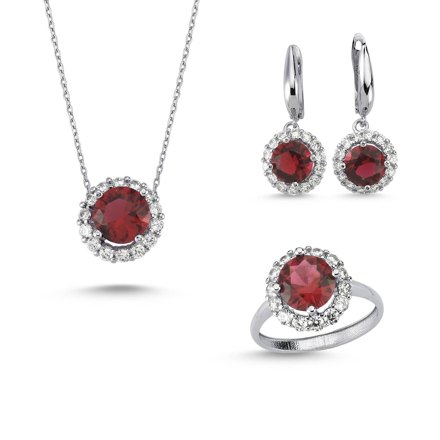 Gümüş Anturaj Üçlü Set