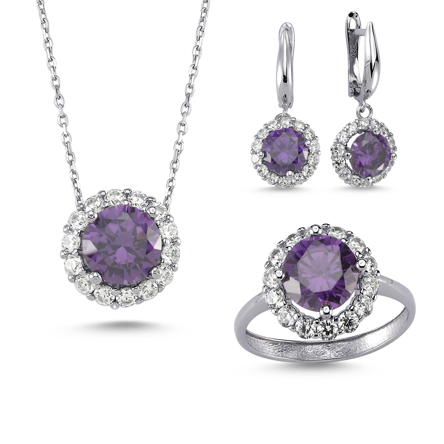 Gümüş Anturaj Üçlü Set