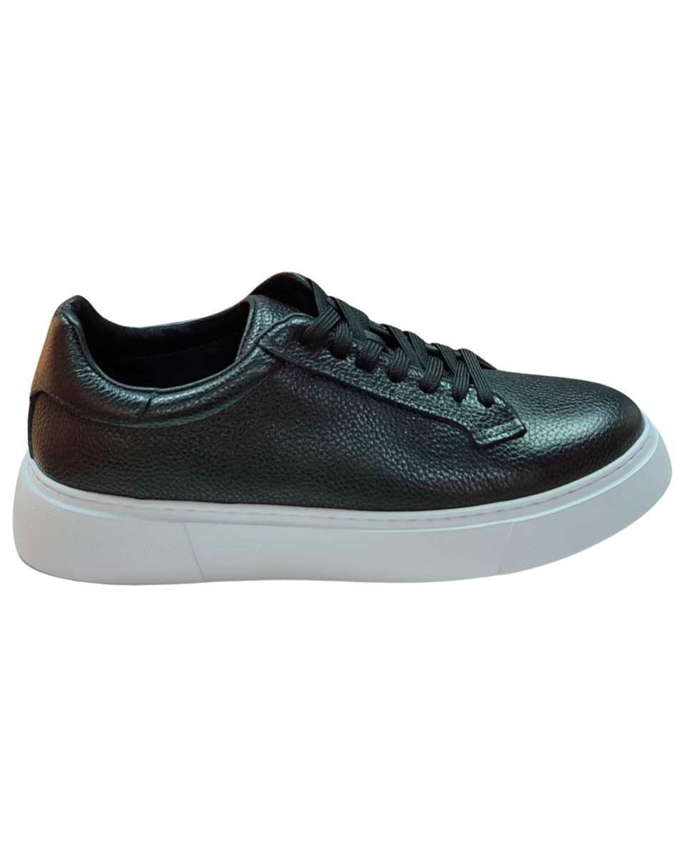Footcap 2905 Mr Erkek (39-45) Siyah Deri Günlük Ayakkabı