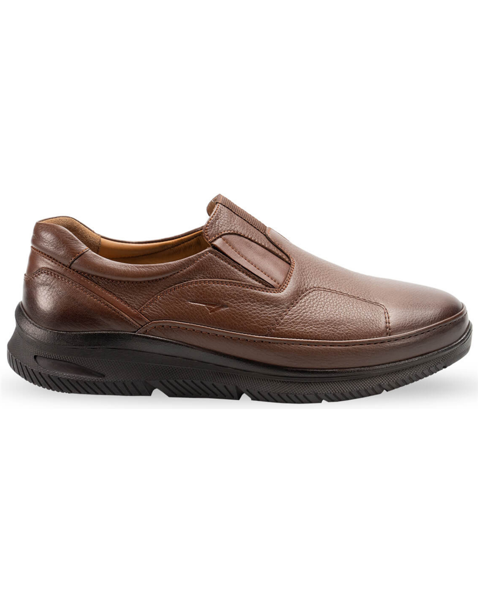 Forelli For-Halluks-G 46109 Erkek Kahve Comfort Deri Casual Ayakkabı