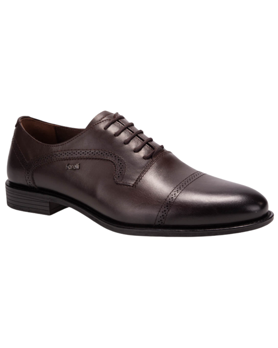 Forelli Gali-G 40619 Erkek Kahve Comfort Deri Klasik Ayakkabı 