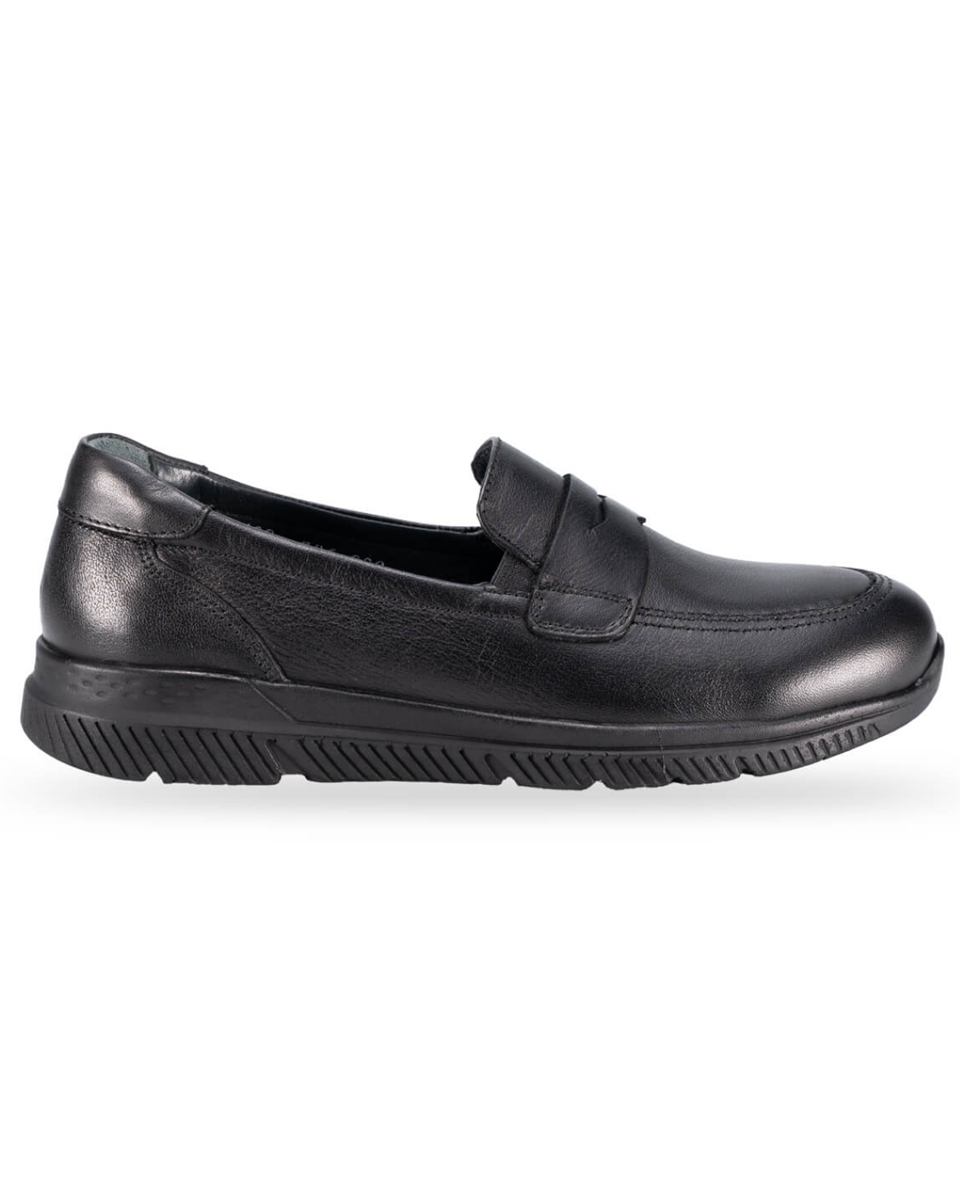 Forelli GOLA-G Kadın Siyah (36-41) Deri Comfort Ayakkabı  