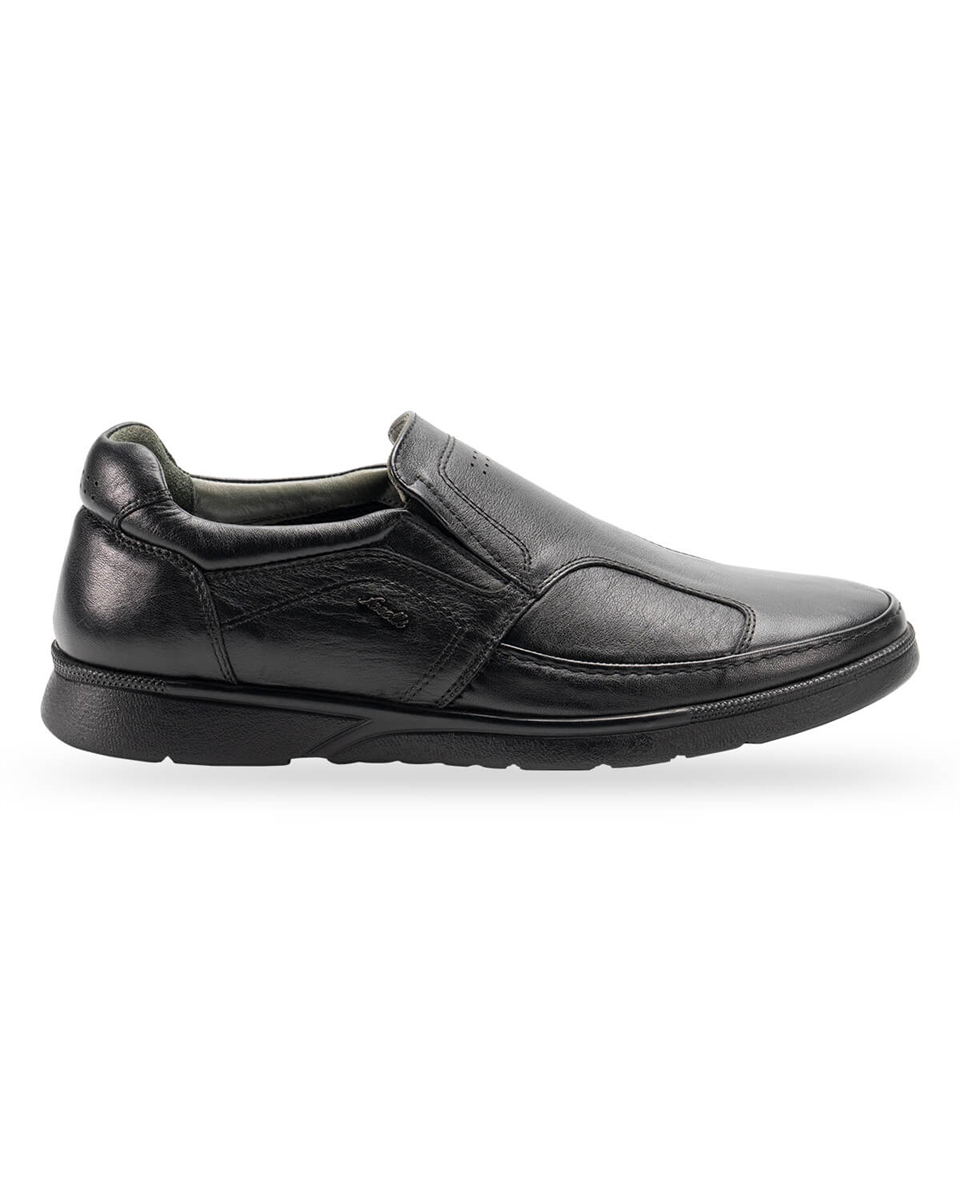 Forelli HOKA-H Erkek Siyah (40-45) Deri Comfort Ayakkabı