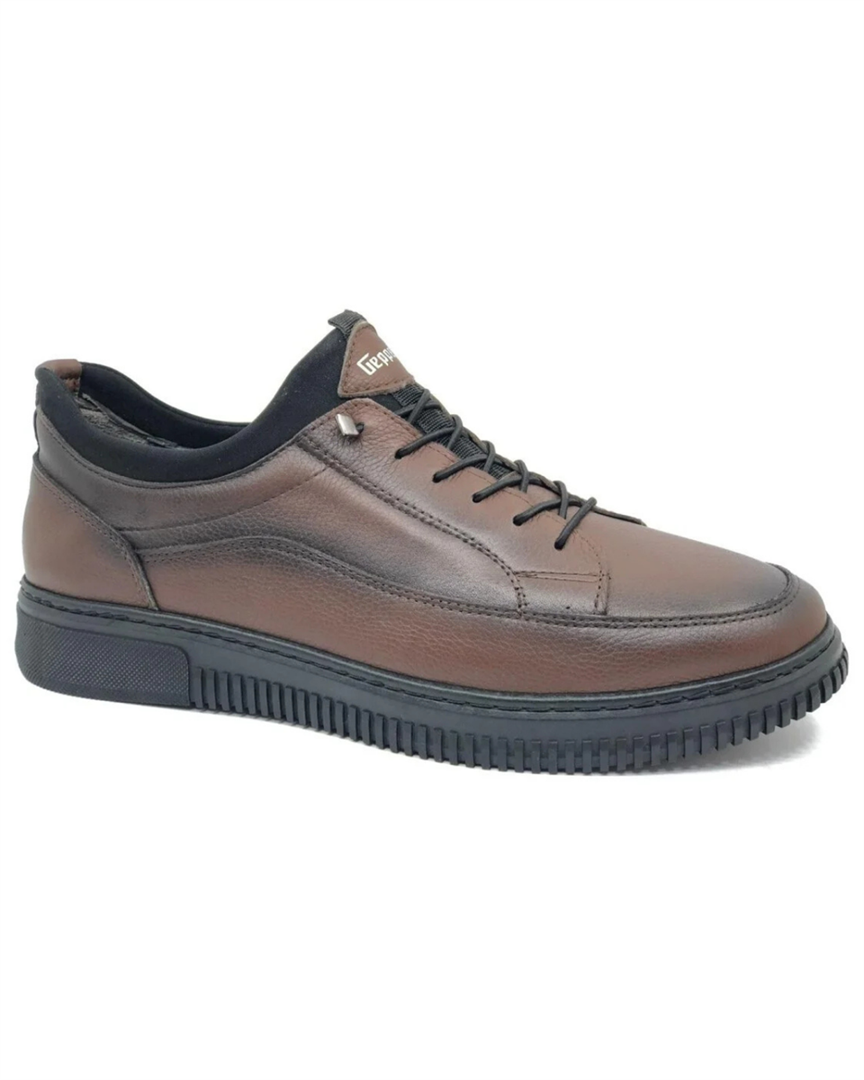 Geppetto 501 Erkek Kahve (40-44) Deri Casual Ayakkabı 