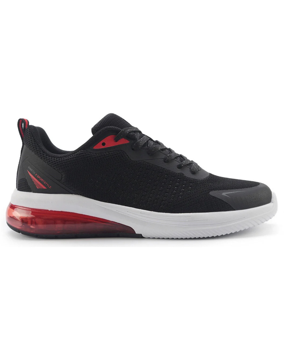 Kinetix Remy Tx 5Fx Siyah-K.Gri-A.Kırmızı (40-45) Sneaker Ayakkabı