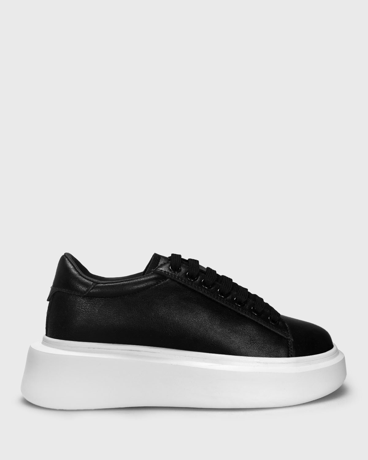 Lufian Grace Kadın Siyah Deri Sneaker Ayakkabı