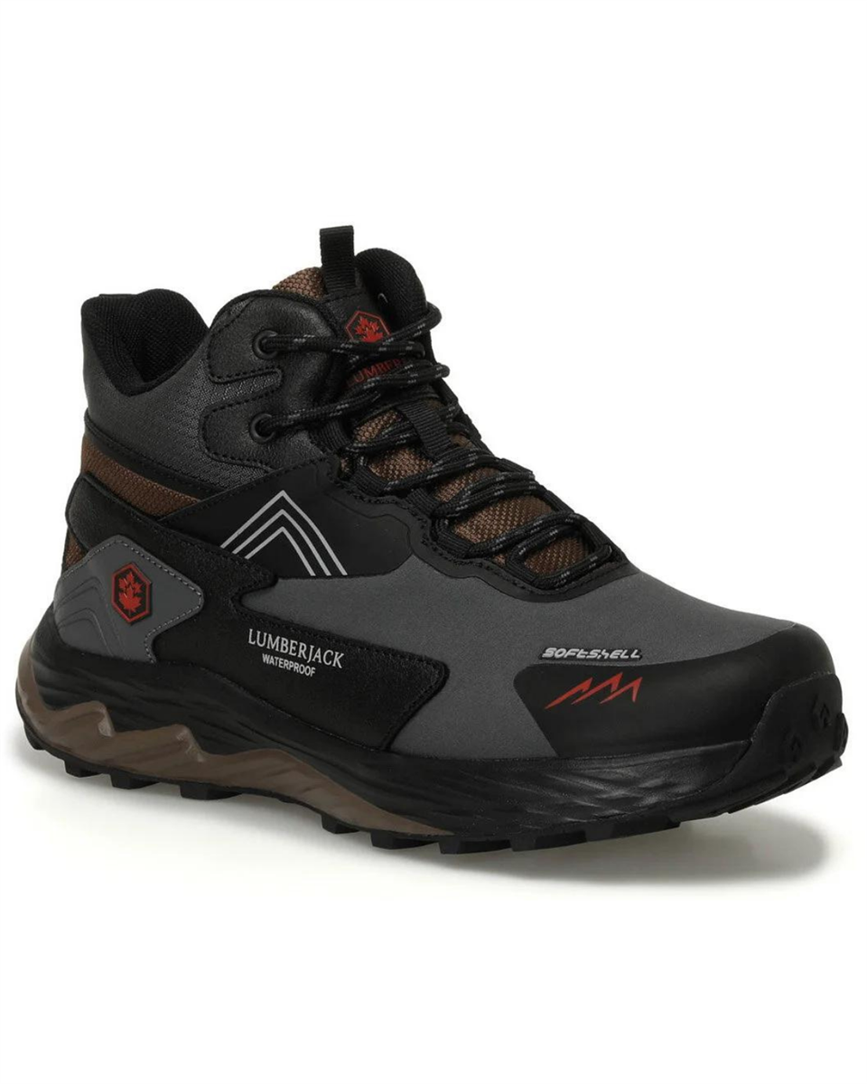 Lumberjack Burk 4Pr Erkek K.Gri-Kırmızı Waterproof Bot