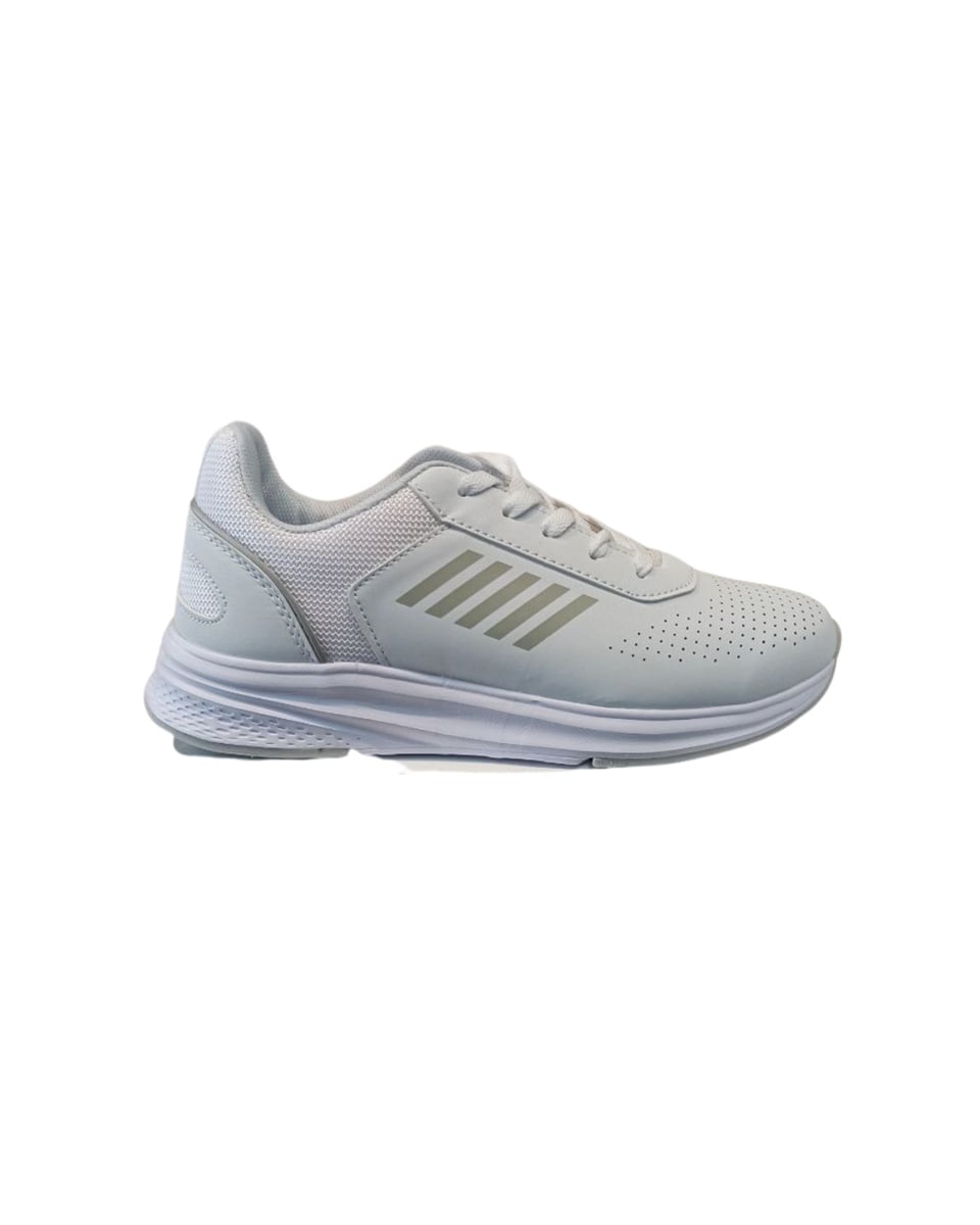 M.P. 222-2712 Zn Kadın Beyaz Cilt Sneaker Ayakkabı
