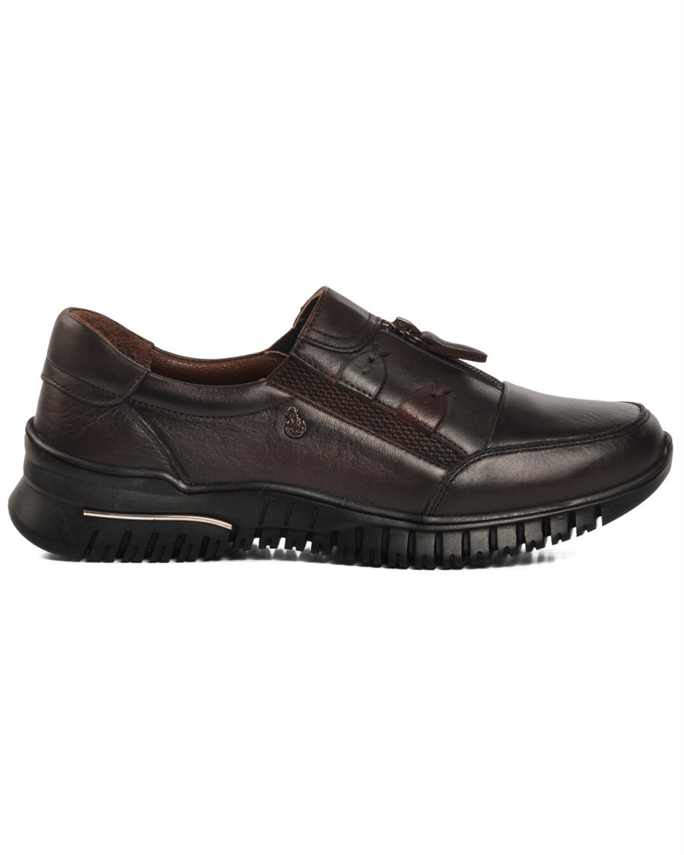 Pepita Z006 Kadın Kahve Deri (36-40) Comfort Ayakkabı