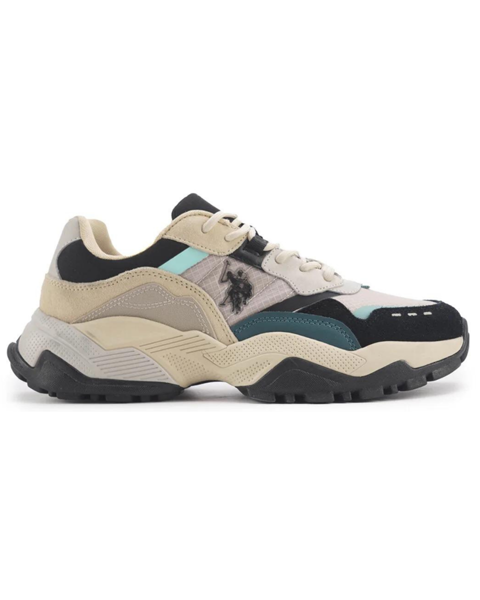 U.s. Polo Assn. Yota 4Pr Erkek Bej-Siyah Outdoor Ayakkabı