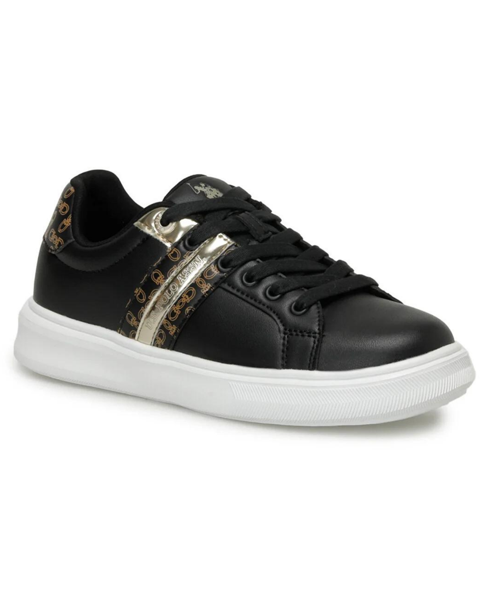 U.s. Polo Assn. Lesli 4FX Kadın Siyah Sneaker Ayakkabı