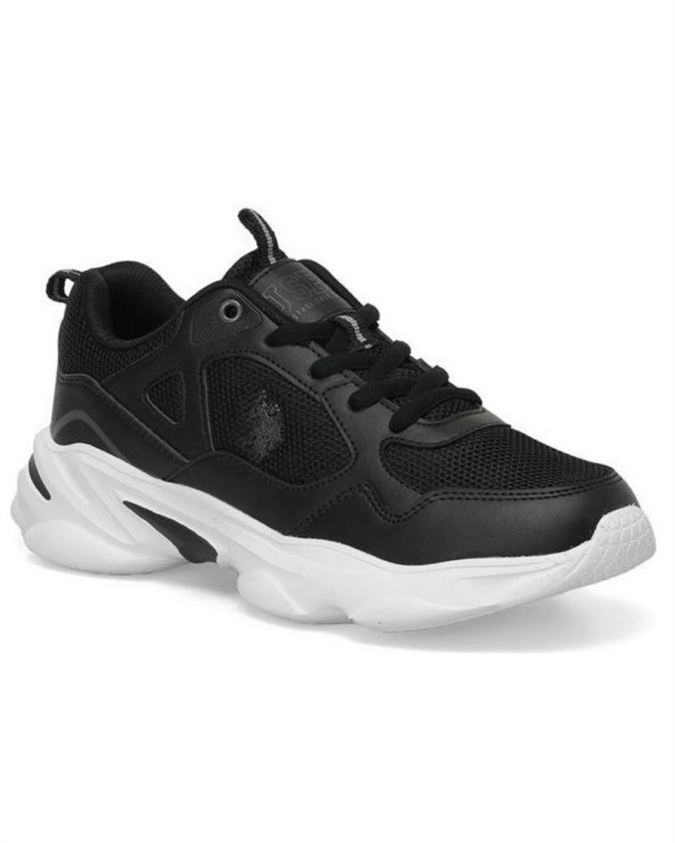 U.s. Polo Assn. Bob Wmn 5Fx Kadın Siyah-Beyaz Sneaker Ayakkabı