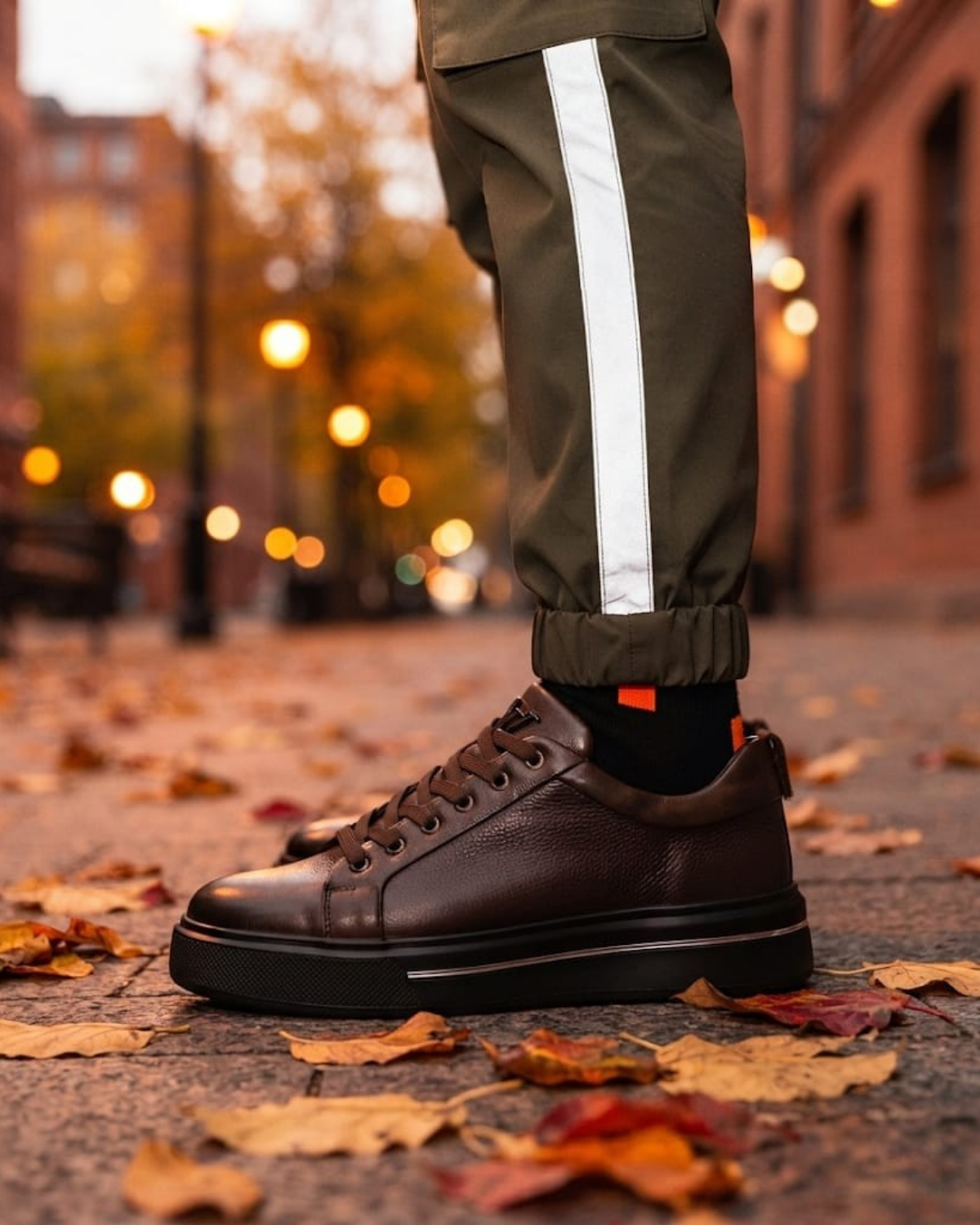 Voyager M054 Erkek Kahve Nata (39-44) Deri Günlük Spor Ayakkabı