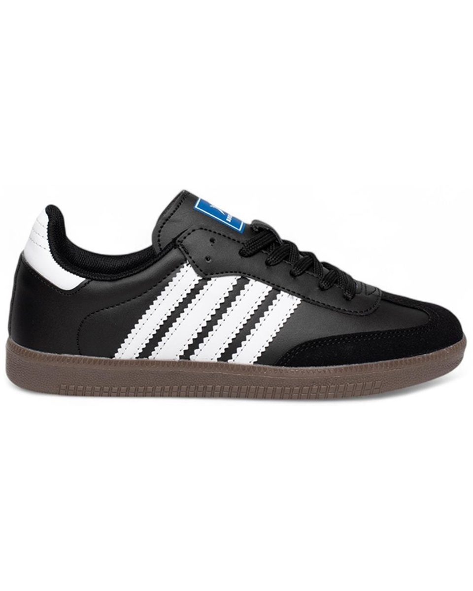 Boulder 1726 Erkek Siyah-Beyaz (40-44) Sneaker Ayakkabı 