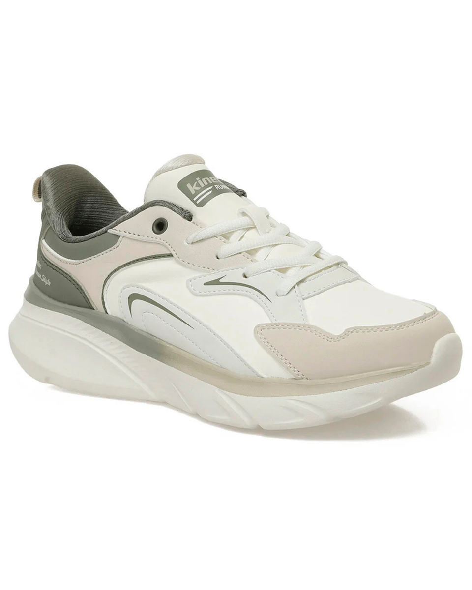 Kinetix Mone Pu W 5Pr Kadın Ekru-Kum-A.Haki (36-40) Sneaker Ayakkabı