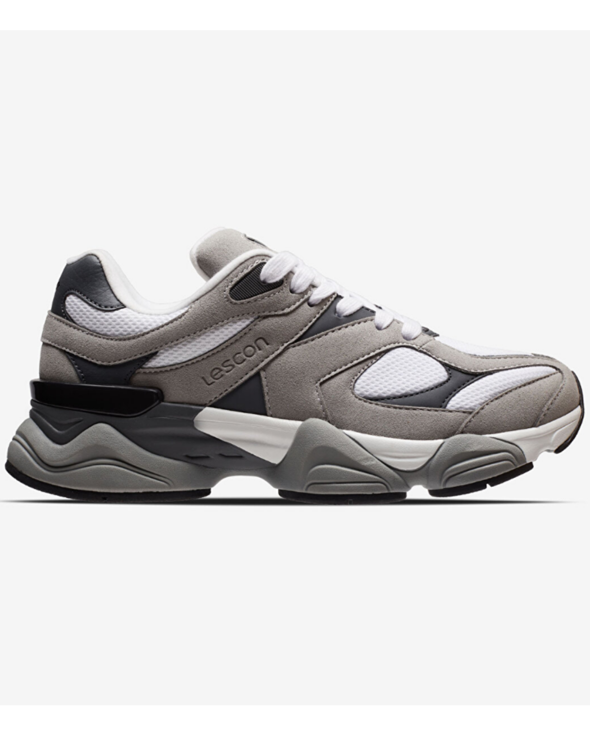 Lescon Ghost 3 Easystep Erkek Gri (40-45) Günlük Spor Ayakkabı