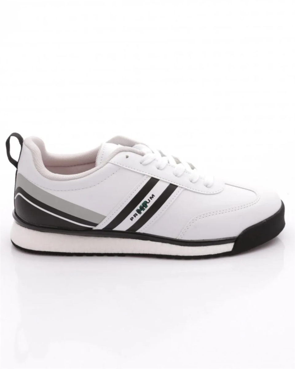M.p. Premium 251-2838 Erkek Beyaz-Siyah (40-44) Günlük Spor Ayakkabı