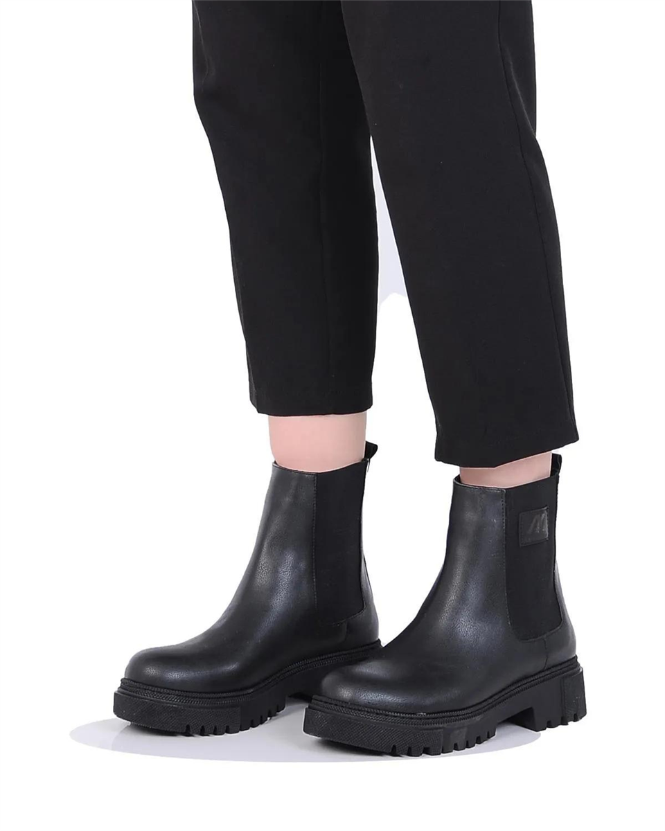 M.p. 242-2206 Zn Kadın Siyah Bot