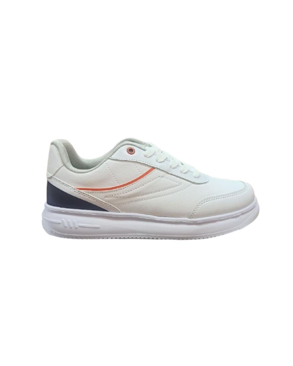 M.P. 231-1087 Mr. Erkek Beyaz-Turuncu Sneaker Ayakkabı  