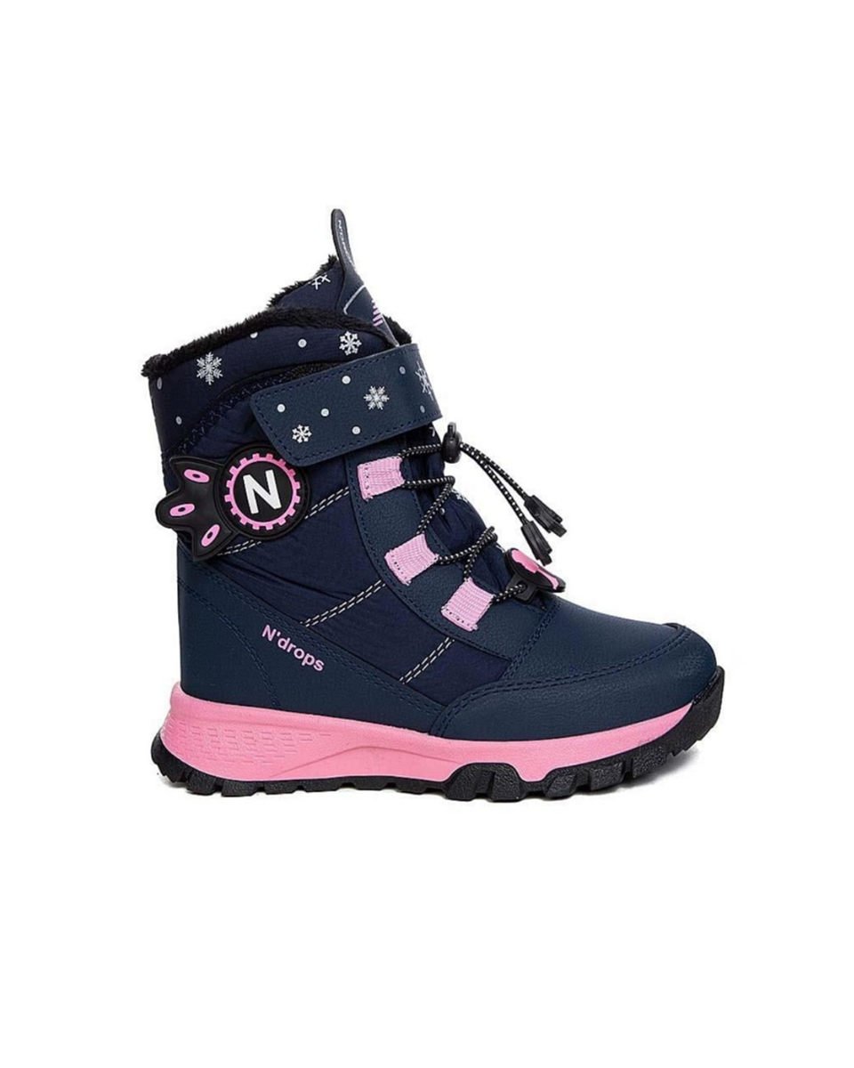 N'Drops Pt Çocuk Lacivert-Pembe Kar Botu 
