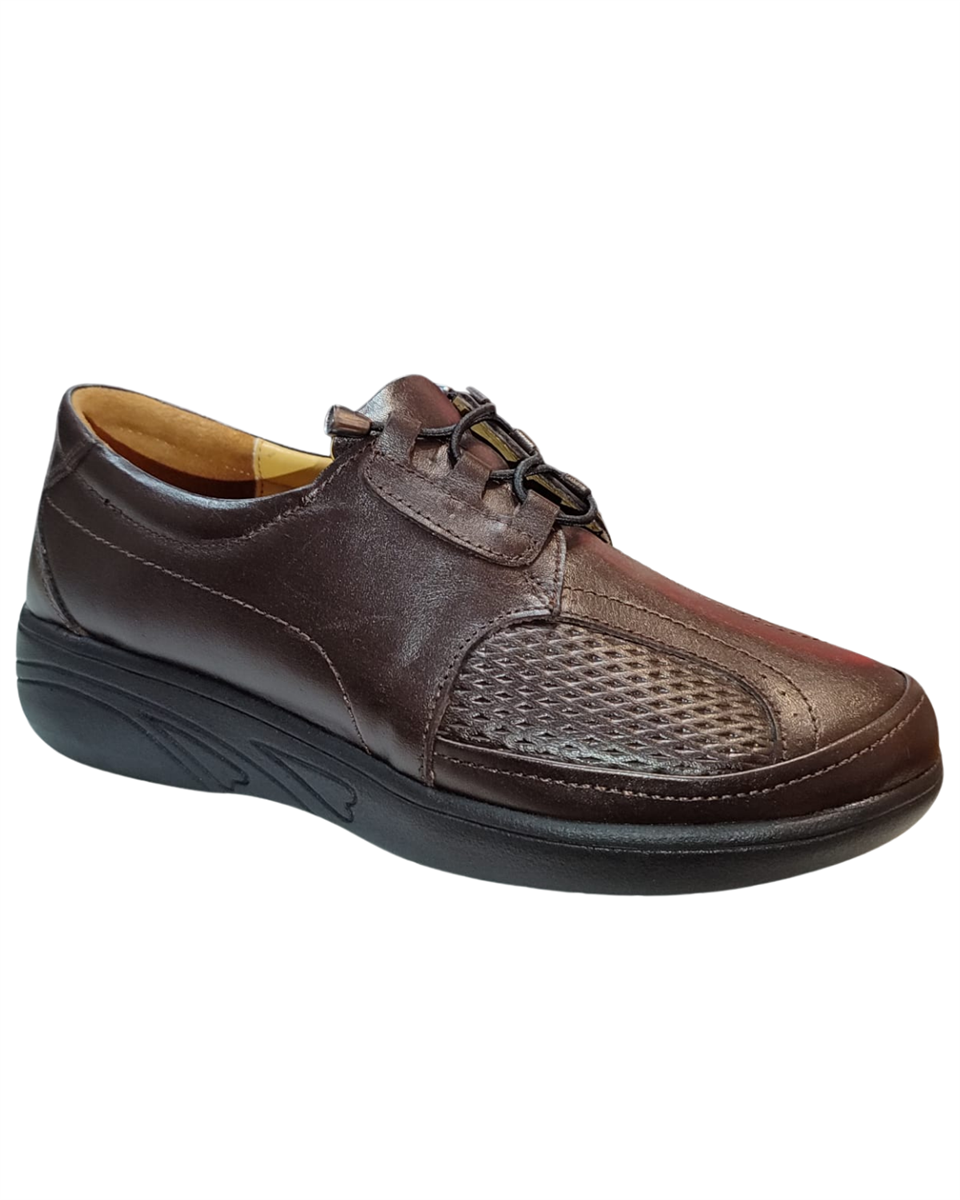 Riverland Z-57 Kadın Kahve Bağlı Ortopedik Casual Ayakkabı