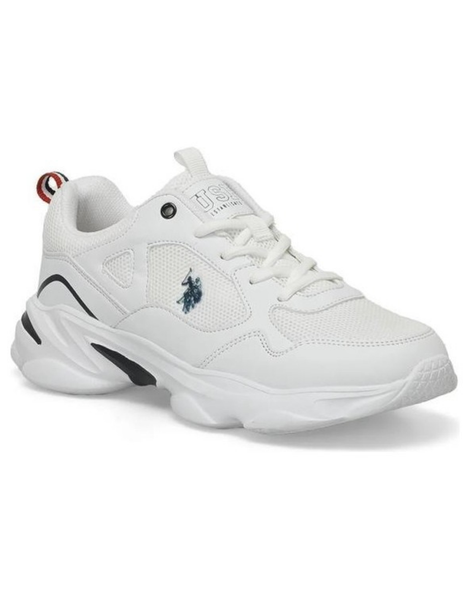 U.s. Polo Assn. Bob Wmn 5Fx Kadın Beyaz-Lacivert Sneaker Ayakkabı